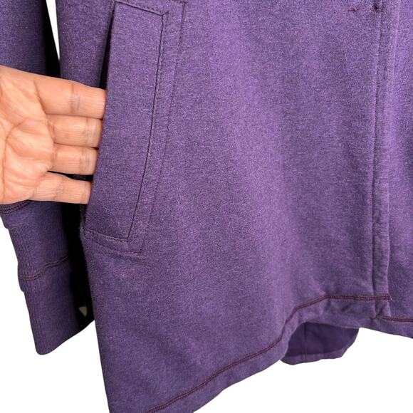 LULULEMON Gratitude Wrap Sweater Cardigan in Purple Women’s Size 4 - Picture 5 of 16